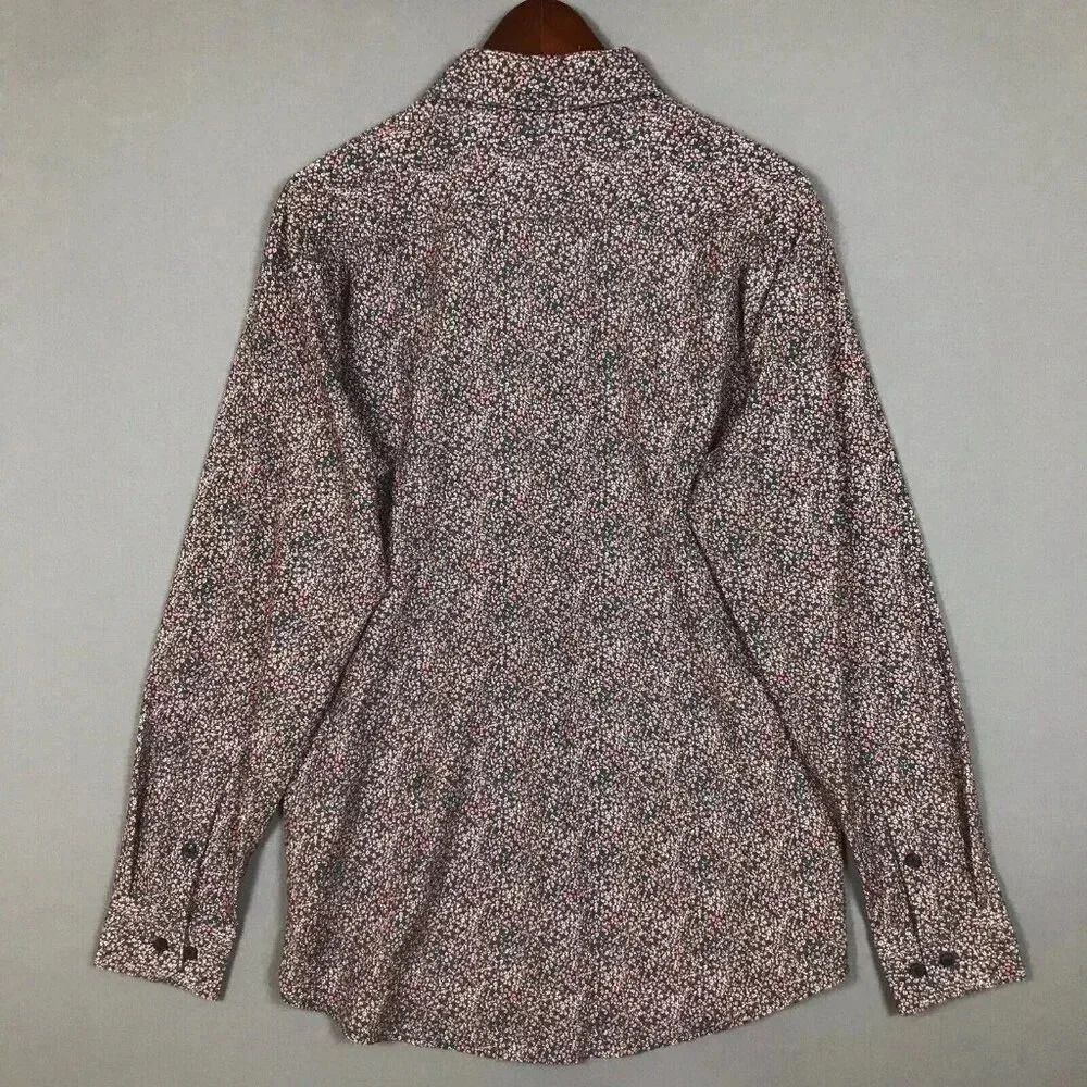 Mizzen + Main Leeward Trim Fit Long Sleeve Button Up Shirt Mens Size Medium M - Picture 8 of 16